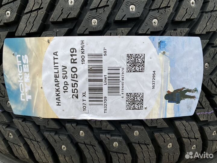 Nokian Tyres Hakkapeliitta 10p SUV 255/50 R19 107T