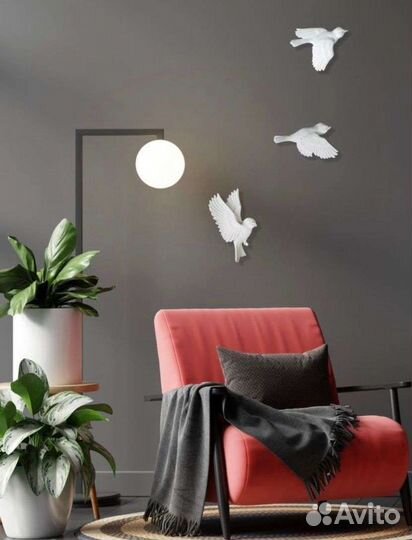 Декоративные птицы на стену