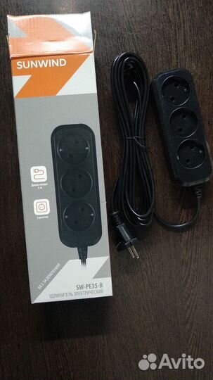 Сетевой фильтр удлинитель новый