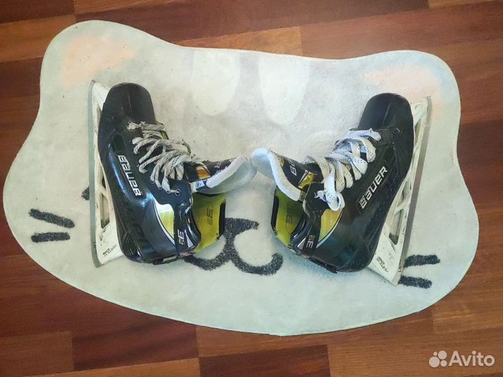 Вратарские коньки bauer 3s pro 8.5 ee