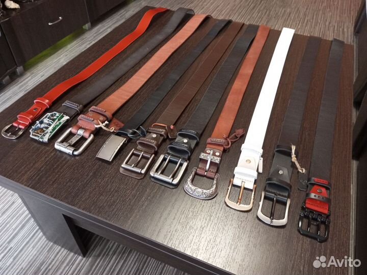 Ремени кожаные
