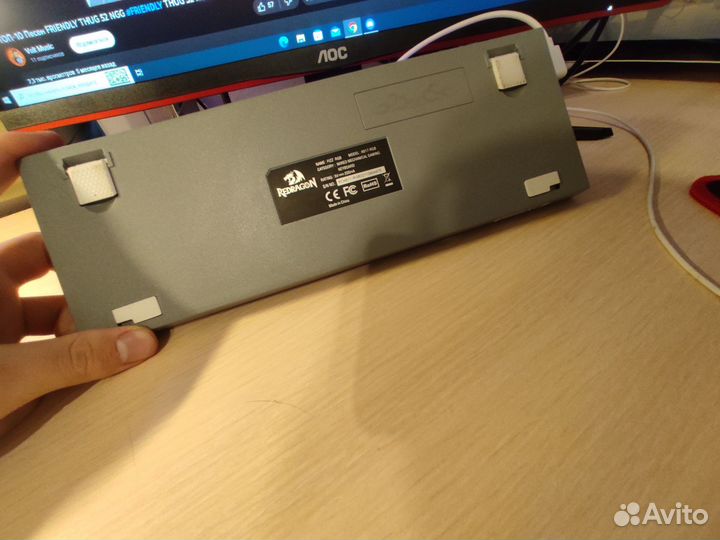 Игровая клавиатура Red dragon fizz k617