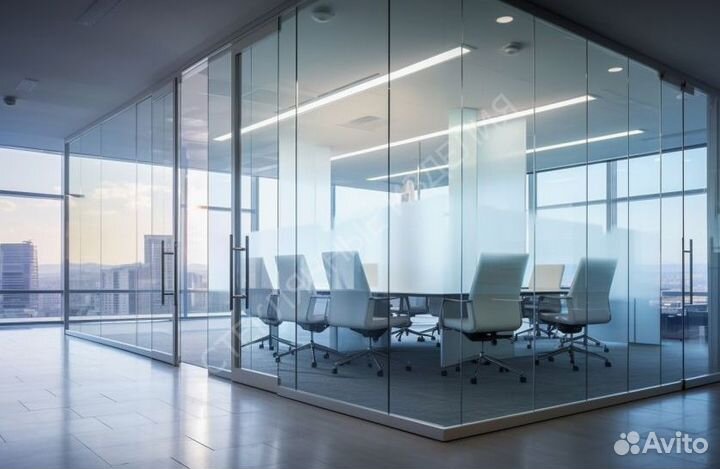 Стеклянные перегородки