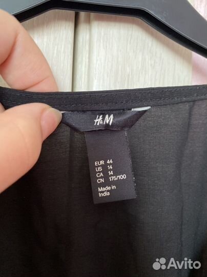 Легкое летнее черное платье