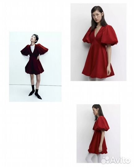 Платье мини бархатное Befree