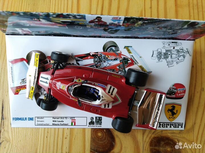 Ferrari 312T2 Lauda Чемпион 1977 Модель Формула 1
