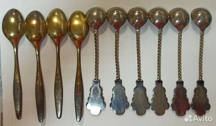 Чайные ложки мельхиор