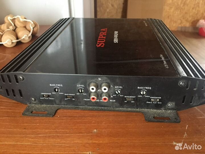 Сабвуфер и усилитель