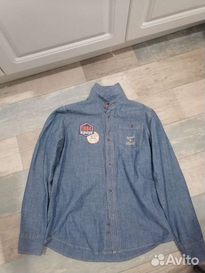 Рубашки на мальчика 146 152 (3 шт)