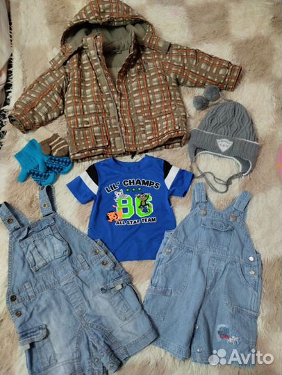 Одежда для мальчика 1-3 года пакетом