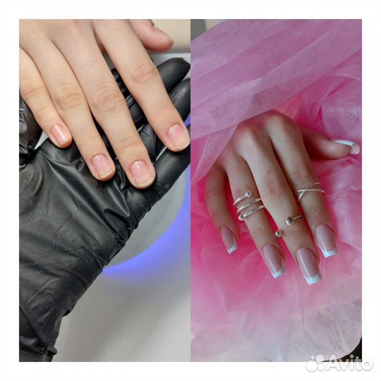 Маникюр и педикюр, наращивание ногтей