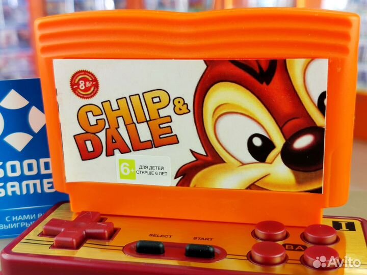 Денди 8-bit. Картридж Чип и Дейл. Новый