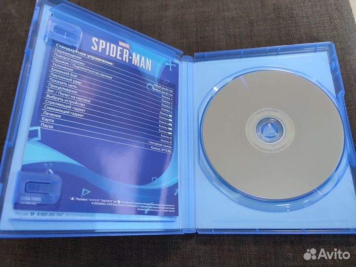 Spider man ps4 диск