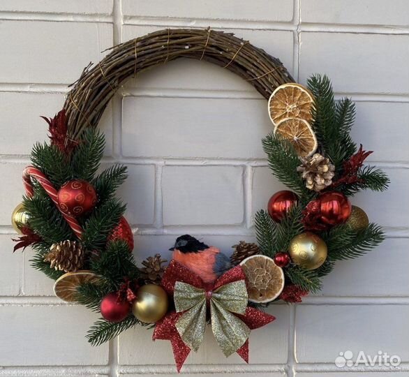 Новогодний венок большой