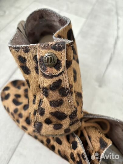 Полуботинки из меха пони Maruti