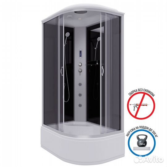 Душевая кабина Niagara Classic NG-2510-14LF (120х80х215)