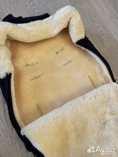 Зимний конверт voksi, натуральная шерсть