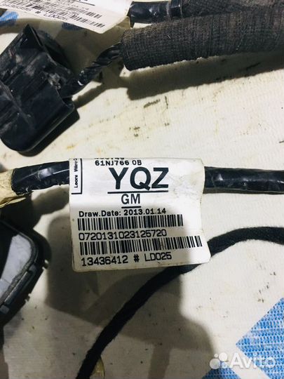 Проводка двери opel astra J 1.6 ат седан