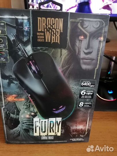 Игровая мышь fury Gaming Mouse