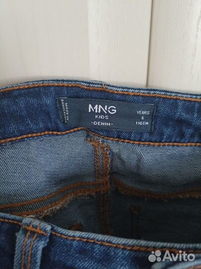 Джинсы для девочки Mango 116 р