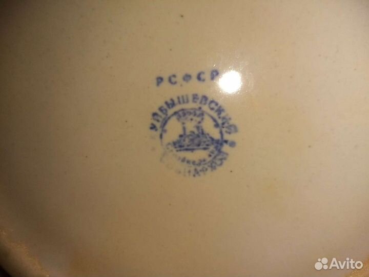 Горшок керамический,бочонок, совет. посуда, тарелк