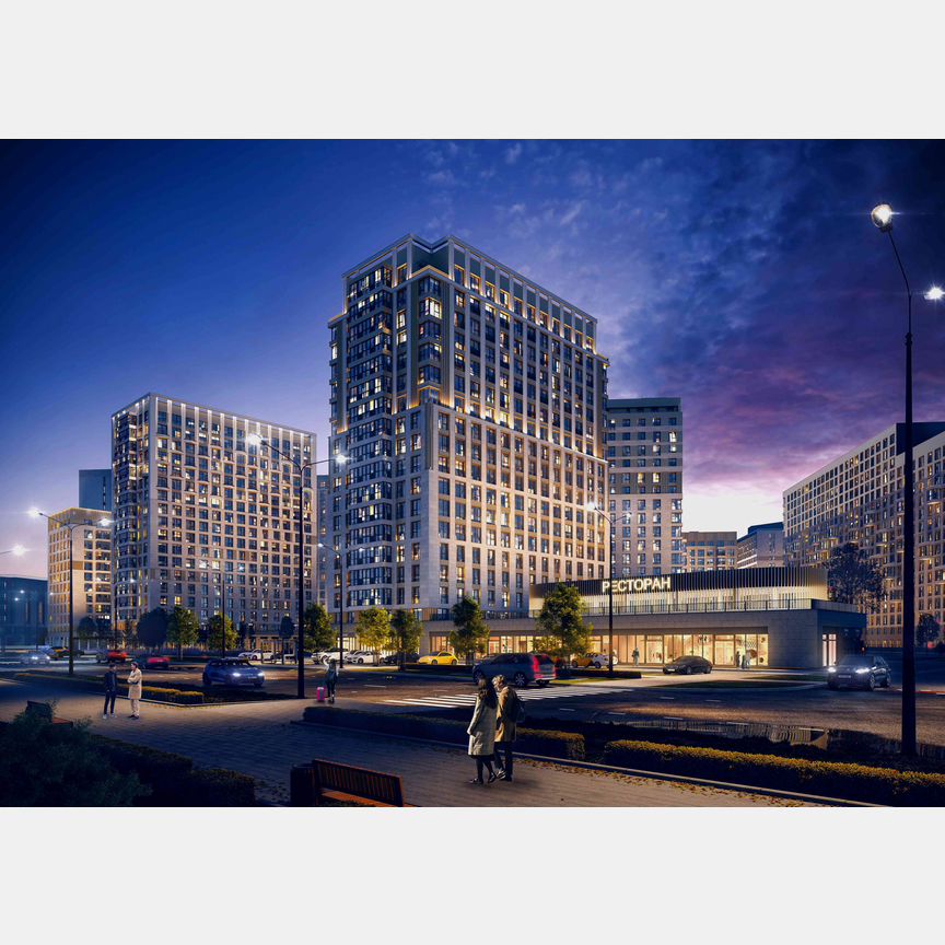 3-к. квартира, 62,2 м², 17/18 эт.