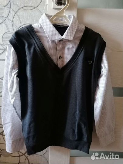 Рубашка для мальчика 134