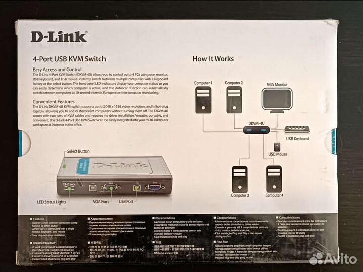 D-Link KVM Switch dkvm-4U