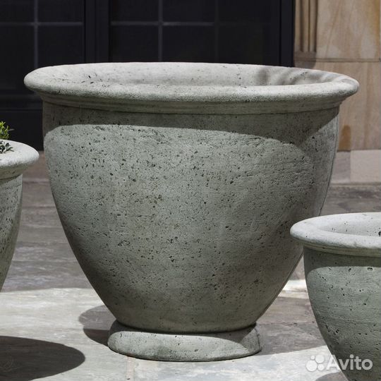 Бетонный вазон для цветов, кашпо, ящики лофт