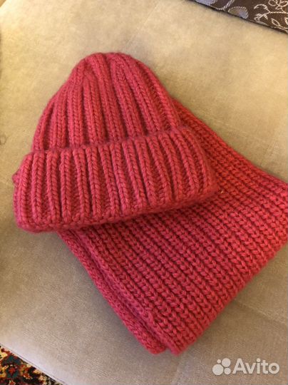 Комплект шапка и снуд