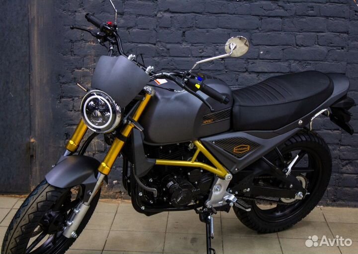 Мотоцикл motoland scrambler 250 с птс