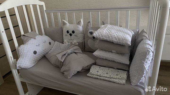 Бортики в детскую кроватку