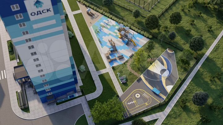 1-к. квартира, 40 м², 1/16 эт.