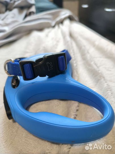 Ошейник для маленькой собаки с поводком