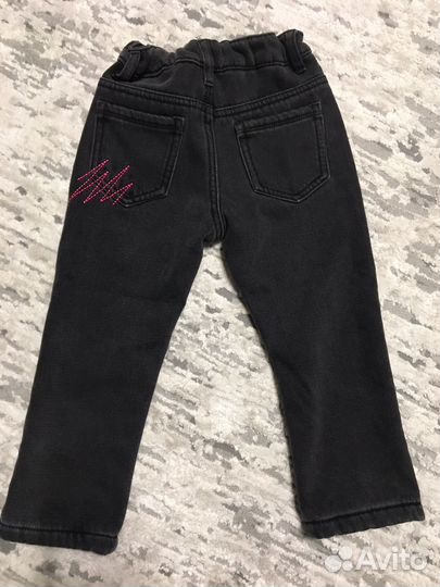 Джинсы утепленные для девочки