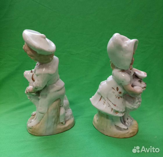 Фарфор. Статуэтки. 19 век. Викторианские фигурки