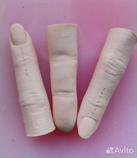 Манекен пальца тренировочный.Для маникюра.Пластик