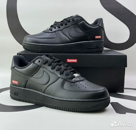 Supreme x Nike Air Force 1 box logo