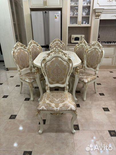 Стол «Роза» голд