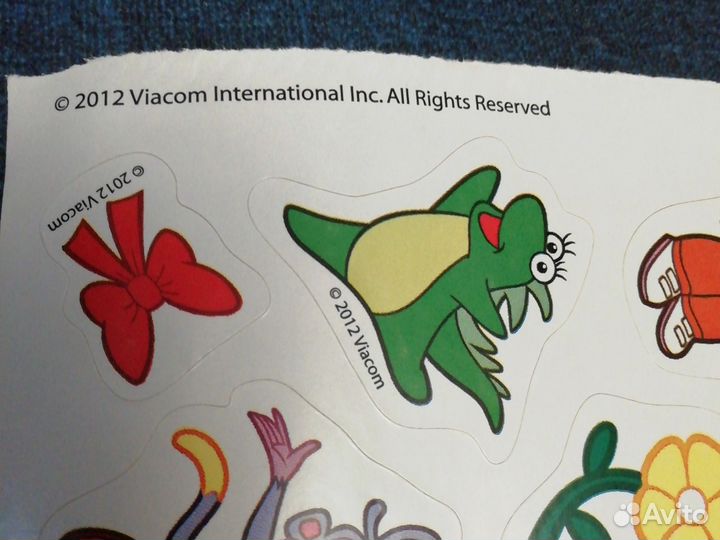 Наклейки Даша путешественница Viacom 2012