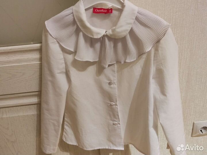 Блузка белая для девочек