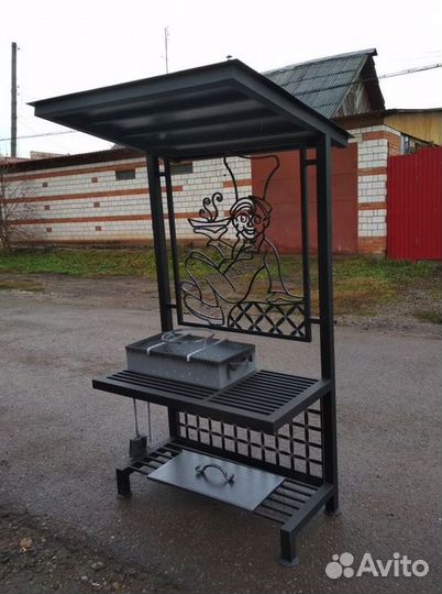 Мангал В стиле лофт