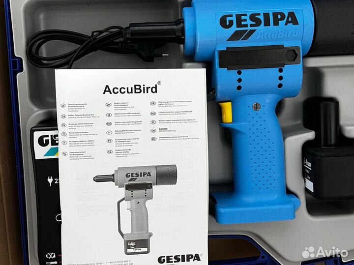 Заклёпочник gesipa accubird