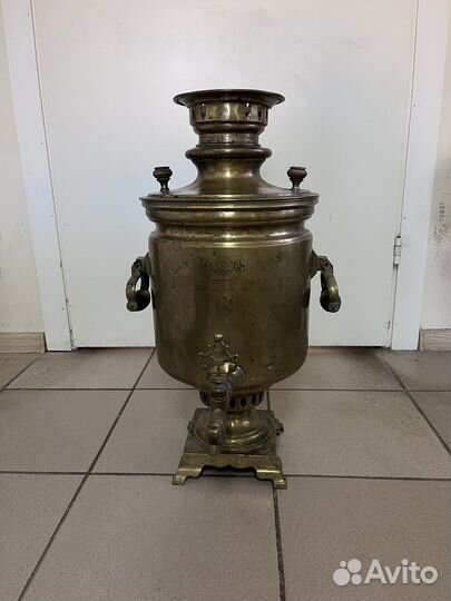 Самовар медалист на углях Василий Баташев Тула