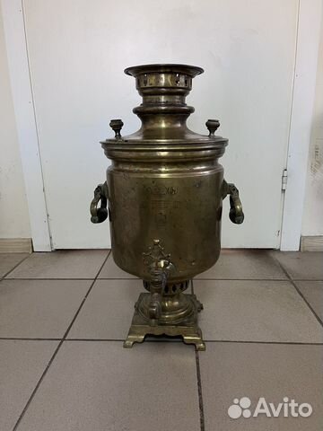 Самовар медалист на углях Василий Баташев Тула