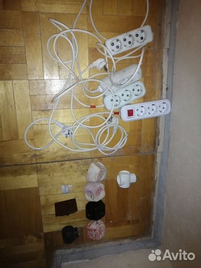 Сетевой удлинитель. Тройник