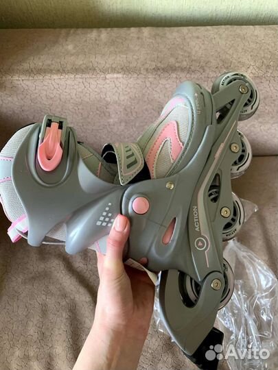 Роликовые коньки новые 34-37