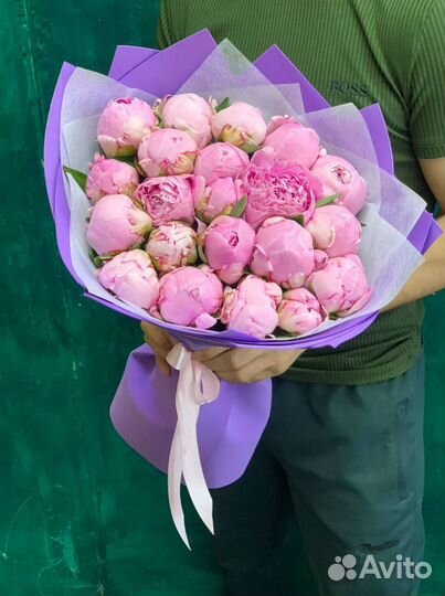 Пионы букеты пионы 51 101 Роза