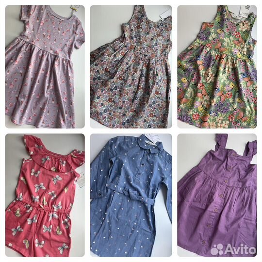 Платья, футболки, леггинсы H&M, Zara, Benetton