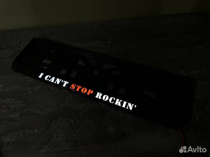 Номерная рамка c вашим логотипом и дизайном